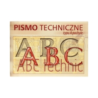 Blok ćwiczymy pismo techniczne pochyłe typ A Kreska