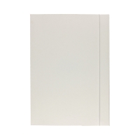 Teczka gumka A4 biała 280g Barbara