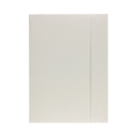 Teczka gumka A4 biała Kiel-Tech