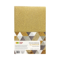 Arkusze piankowe A4/5 brokat Glamour Happy Color