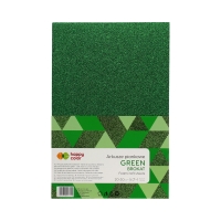 Arkusze piankowe A4/5 zielone brokat Happy Color
