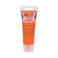 Farba akrylowa 75ml pomarańczowa Happy Color