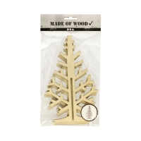 Ozdoba drewniana 20x12 Choinka YR56171