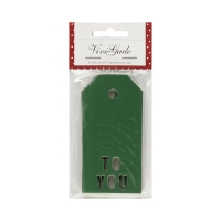 Zawieszki do prezentów To You zielone (15) YR50986