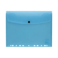 Teczka kopertowa A4/PP niebieska zawieszana