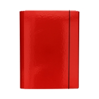 Teczka skrzydłowa gumka czerwona 40mm VauPe 310/01