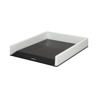 Półka dokumenty A4 biało/czarna Wow Leitz