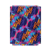 Teczka skrzydłowa gumka A4 40mm Zygzaki T0105