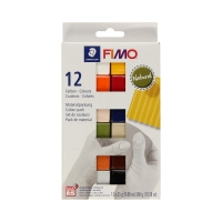 Modelina zestaw 12kol x 25g soft Natural FIMO