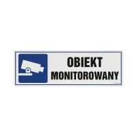 Znak Obiekt monitorowany 300x100 PN NC023