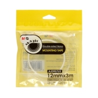 Taśma klejąca 12mmx3m przezroczysta dwustronna M&G Nano