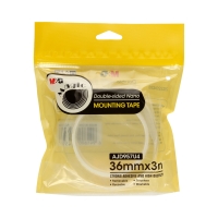 Taśma klejąca 36mmx3m przezroczysta dwustronna M&G Nano