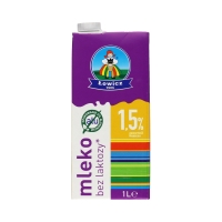 Mleko UHT 1l 1.5% bez laktozy Łowickie