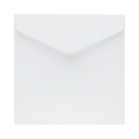 Koperty 160x160 gładkie białe 150g - 10 szt. w opak.