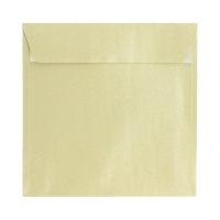 Koperty 158x158 kremowe Millenium 120g - 10 szt. w opak.