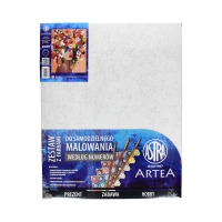 Zestaw do malowania farbami wg numerów Portret w kwiatach ASTRA 801022904