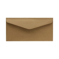 Koperty DL ciemnobeżowe Kraft 120g - 10 szt. w opak.