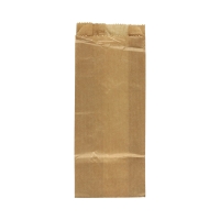 Torba papierowa 250x100x50 brązowa fałdowa