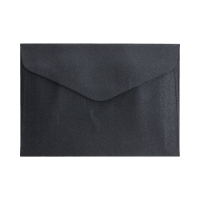 Koperty ozdobne C6 czarne Pearl 150g/m2 (10)