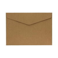 Koperty ozdobne C5 ciemnobeżowa Kraft 120g (10)