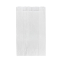 Torba papierowa 170x100x50 biała fałdowa