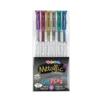 Długopis żelowy 6kol metallic Patio 80936PTR