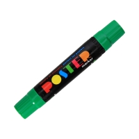 Marker permanentny 10mm/17mm zielony dwustronny Poster GR1712