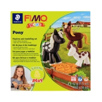 Modelina zestaw 4kostki 42g Kucyki FIMO