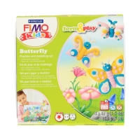 Modelina zestaw 4kostki 42g Motyle FIMO