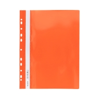 Skoroszyt sztywny perforacja A4/PVC pomarańczowy Biurfol ST-02