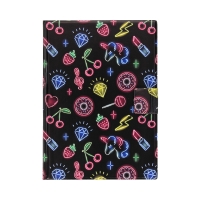 Notes A5 rzep nadruk Neony Biurfol