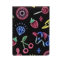 Okładka dokumenty ucznia pionowe Neony Biurfol