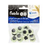 Oczka samoprzylepne fluorescencyjne Fiorello - 15szt.