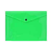 Teczka kopertowa A4/PP neon zielona Biurfol