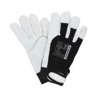 Rękawice robocze Easy czarno-białe 9 Ardon (2)