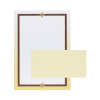 Papeteria A4 Francja/20 DL/10 Gładki jasnykrem