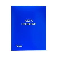 Teczka akta osobowe binda wewnętrzna niebieska niezadrukowana ABCDE
