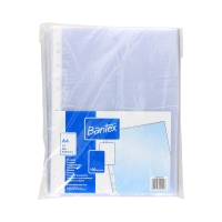 Koszulki groszkowe A4 opakowanie foliowe 50mic Bantex - 100 szt.