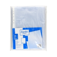 Koszulki groszkowe A4 opakowanie foliowe 35mic Bantex Budget - 100 szt.