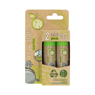 Klej w sztyfcie 21g PVP -2szt. Astra ECO 401022001