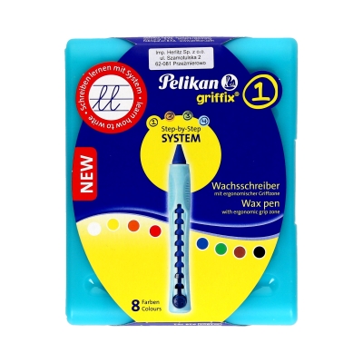 Kredki w etui 8 kol. Pelikan Griffix