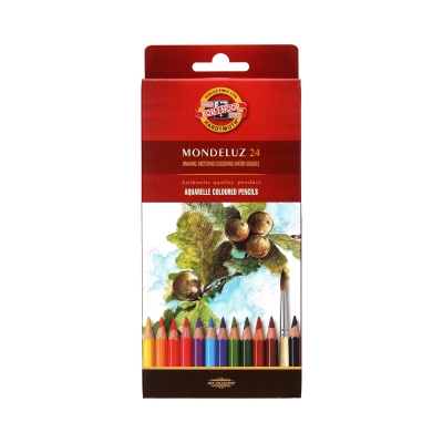 Kredki akwarelowe 24kol Mondeluz Koh-I-Noor 3718