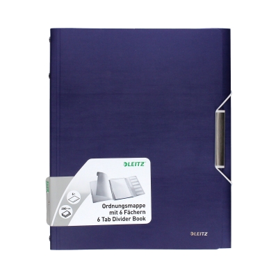Teczka segregująca A4/6 niebieska Style Leitz