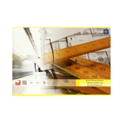 Blok milimetrowy A4/20 Interdruk