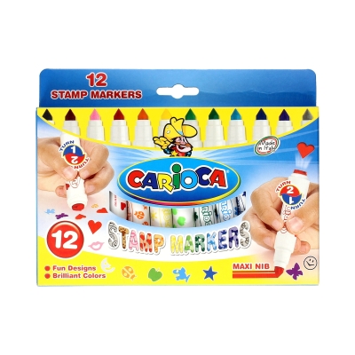 Flamastry 12kol stemple Carioca