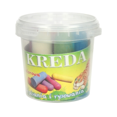 Kreda chodnikowa 7kolorów  w pudełku Marbor