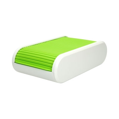 Wizytownik alfabetyczny 300w biało-zielony Helit