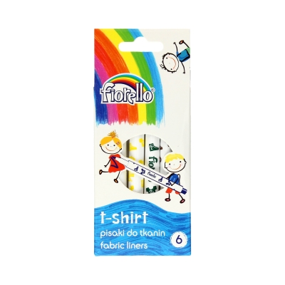 Flamastry do tkanin 6kol Fiorello