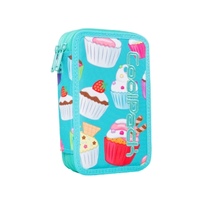Piórnik podwójny z wyposażeniem Cupcakes Jumper 2 A66203