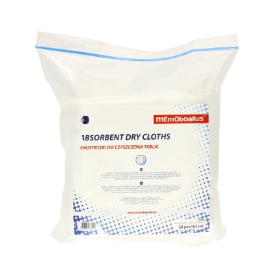 Chusteczki suche do tablic (50) Memoboards CHS50